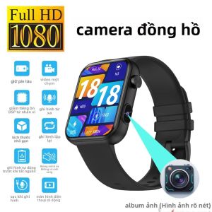 Đồng Hồ Thông Minh 4K HD Dành Cho Nam Và Nữ Có Camera Tai Nghe BluetoothTWS Máy Nghe Nhạc Máy Theo Dõi Nhịp Tim Máy Theo Dõi Giấc Ngủ Dây Đeo Cổ Tay Thời Trang