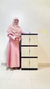 LEMARI PLASTIK PAKAIAN PEONY ALESSIA