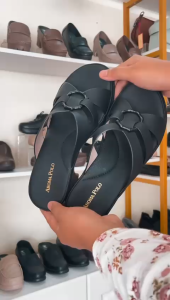 AROMA POLO Ladies Soft & Comfort Heels (AP255-201) Kasut Wanita Perempuan Kasut Tumit Tinggi Kasut Kasut Comfort