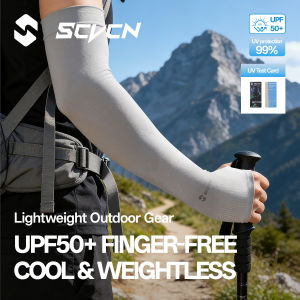 SCVCN Hot UPF50+ Sun Protection Sleeves Men Women Outdoor Cycling CoverCooling Fabric Sleeve Hiking Fishing Running Bikinglce