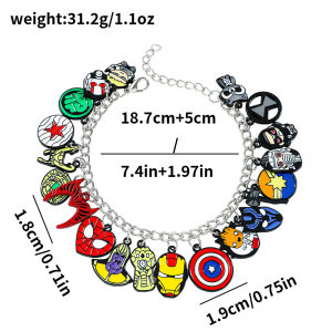 Bandai | Wholesale of Iron Man Thanos Ant Man Pendant Bracelet from Avengers: Endgame in Europe and America