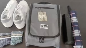 PUNKSTAR Water Resistant Shoe Bags With Zipper Pockets Large Capacity Size for Travel Sport Storage Packing Organizer