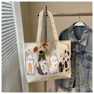 JIFANPAUL | Trendy Lazy Style Large Capacity Canvas Bag