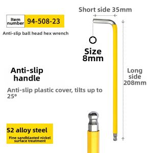 STANLEY | Non-slip Long Hex Wrench Set