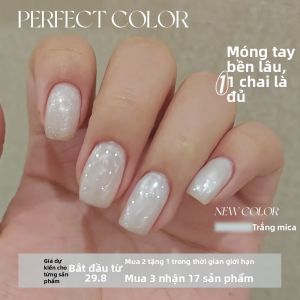 Perfect color | Sơn Móng Tay 5-trong-1 Màu Mica Trắng