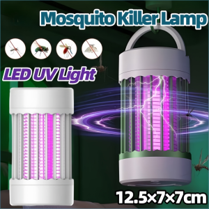 Portable Mosquito Killer Lamp UV LED Mute Fly Mosquito Trap USB Charging Insect Repellent Lamp