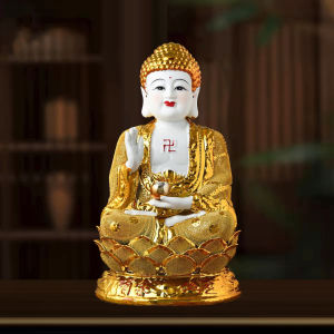 Buddhist Deity Home Decorative Figurine Aniduo Buddha Medicine Buddha Sakuma Bouqi Ceramic Handmade Craft Safety Assurance