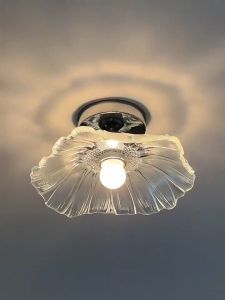 Lampu Plafon Kristal Bunga: Lampu Langit-langit Rumah Modern Minimalis