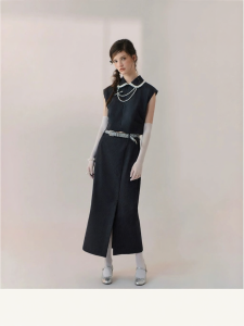 AIVEI | Elegant Stripe Sleeveless Blouse