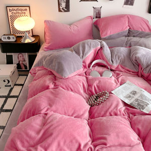 New Safe for Infants Coral Fleece Bedding Set
