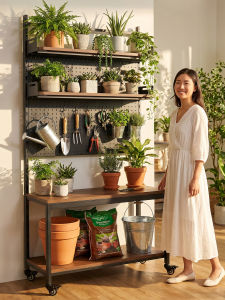 Puang | Moveable Adjustable Multi-level Storage Rack