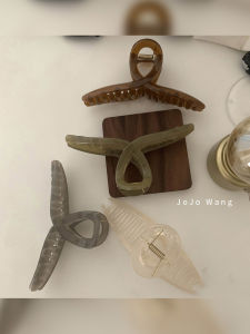 Elegant Simple Shark Clip Hair Grips Hair Accessories for Women Fresh out Fashionable Hairpins Headwear Jojo Wang Brand