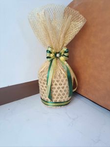 ชะลอมสังฆทานชุดมรกต