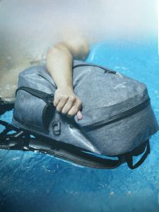 Outdoor Large Capacity 24L Waterproof Anti-Wear Scratching Resistant Business Travel Hiking Backpack Dual Shoulder Bag Nylon Material