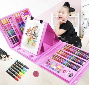 ( BISA COD ) PROMO CRAYON 208 pcs WARNA SET SUPER MEGA / PENSIL MEWARNAI ALAT MENGGAMBAR ANAK / CRAYON 208PCS PENSIL KRAYON WARNA / ART SET 208 PENSIL WARNA / ARTSET CRAYON ISI 208 MURAH / ALAT TULIS MEWARNAI ANAK