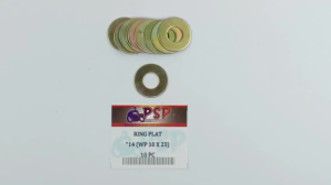 Ring Plat "14 (WP 10 X 23) Harga Per Pak Isi 10 PC - Reng Pelat Washer Kunci 14 Diameter 10 mm