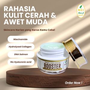 DNA SALMON BOOSTER GLOWING RCI SKINCARE | RACIKAN IJO
