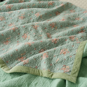 Quilted Fleece Mattress Four Seasons Cartoon Design Double Sided Use Bedding Cover Single Bed Size Polyester Fiber Home Use