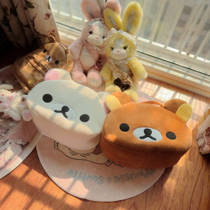 Qiu Qiu Homemade Japanese Cute Two-Tone Large Capacity Stuffed Satchel Crossbody Travel Bag Everyday Joker