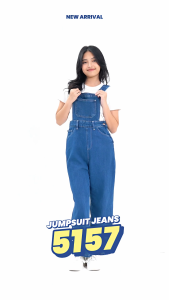 Overall jumpsuit jeans wanita perempuan baju kodok terbaru korean style premium