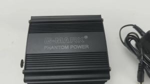 G-MARK | G-MARK 48V Phantom Power Supply With Adapter Cable For Any Condenser Microphone Music Recording Equipment
