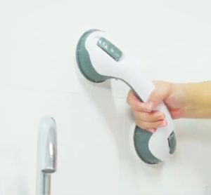 Anti-(SG seller)slip HandrailWall-mounted Suction Shower HandleBathroomTub Shower Toilet Handrail Bath Aids to Assist Elderlies and ToddlersStrong Hold Suction Cup Safety Grab