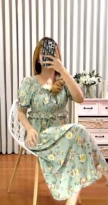 Best Seller Dress Meril/ Homedress/ Daster Kekinian/ Daster Termurah/ Daster Terlaris/ Korean Dress