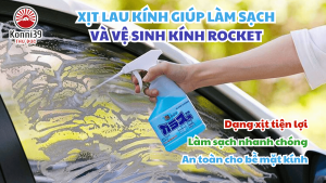 XỊT LAU KÍNH GIÚP LÀM SẠCH VÀ VỆ SINH KÍNH ROCKET (CHAI 300ML)