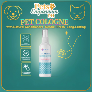 Pets Emporium PH Natural Pet Cologne OCEAN BREEZE KISS Perfume Body Spray Dogs & Cats Odor Control