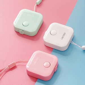 Mini Portable Measuring Tape 1.5m Clothing Measurement Three Dimensions Chest Waist Height Measurement Soft Ruler Meter Stick