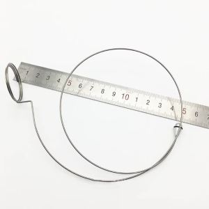 B*1Pc Stainless Steel Wire Eye Loupe Eyeglasses Holder Watch Repair Easy To Stuck Magnifier Eyepiece Steel Ring Accessories
