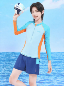 XTEP | Color Block Boys Swimsuit Sets Separate Beachwear