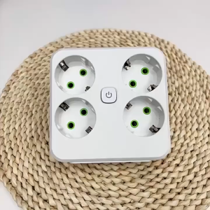 PC Soket Strip Daya EU 4 Stopkontak AC 2 Port USB 1 Port Type-C Cocok Untuk Penggunaan Di Rumah dan Perjalanan Travel