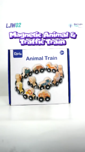 TERATAITOYS - Beringin Toys Magnetic Animal & Traffic Train / Mainan Magnetik Anak Mengenal Hewan & Transportasi