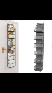 4/6 Layers Over‑the‑Door Hanging Storage Bag PVC Space‑Saving Organizer for Wardrobe Clothes Toys Cosmetics