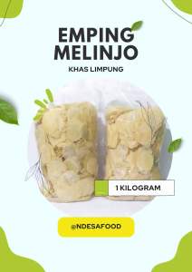 EMPING MELINJO MENTAH 1 KG SUPER TIPIS PUTIH / KWALITAS TERBAIK (PROMO)
