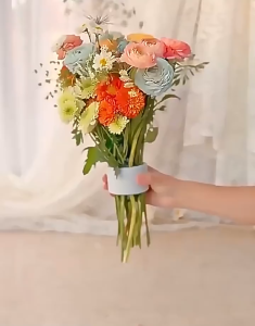 Clear Spiral Ikebana Vase Stem Holder for Vases Spiral Flower Stem Holder DIY Floral Art Accessory