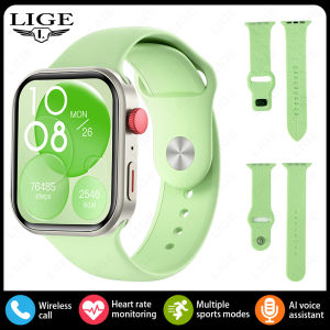 LIGE | Z03Pro 2.01 Inch Smart Watch Wireless Call Custom Dial Multi-Sport Bracelet Multiple APP Reminders Smartwatch for Men Women 2026