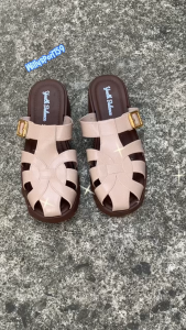 Sandal Wanita Selop Gladiator Kekinian Jelly Empuk Flatform Anti Slip Sol Tebal