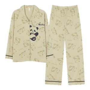 Bộ đồ ngủ đôi MiiOW Cat Person làm bằng vải cotton in họa hình