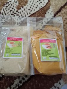 paket herbal lambung 500gr/kunyit putih bubuk /temulawak bubuk non gula