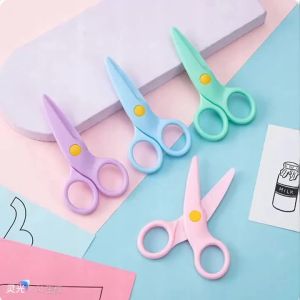 Preschool Kindergarten Safety Scissors Set: Child-Protective & Craft Scissors 2-Piece Set