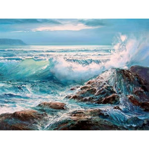 Jigsaw Puzzle 500/1000/1200/2000PCS Scenic Seaside Landscape Artwork Stress Relief Puzzle Wall Art Decor Gift