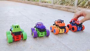 Mainan Anak Mobil Zap Friction Car / Mobilan Polisi Monster Truck Pemadam Konstruksi Dino Police