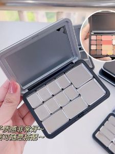 Magnetic Makeup Compartment Organizer Palette Colorful Cosmetic Powder Cake Storage Box DIY Tool New Model Home Organization