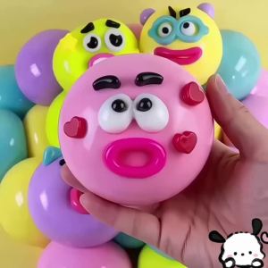 New Smushers Squishy Curiosities Dog Face Swap Squishy Toy Soft Moldable Cute Slow Rise Squeeze Toy Stress Rela Relief Toy