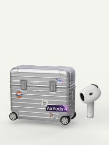 Bao Bì Bảo Vệ Điện Thoại Di Động Bằng Kim Loại Mạ Bạc Đỏ Đen Cao Cấp Miak Pro3 Airpods4 Hộp Đựng Đồ Dùng Du Lịch Miếng Dán DIY