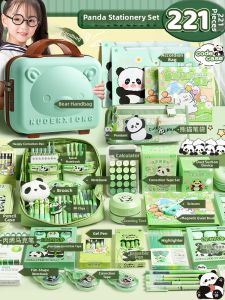 deli | Cute Panda Style Stationery Set