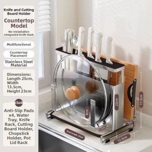 GUANGMANZHI | Stainless Steel Multi-functional Kitchen Organizer