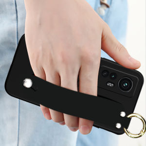 Xiaomi Mi 12 pro Silicone Phone Case Full Cover Protective Shockproof Womens Style Simple Personality Trendy Brand Anti-Fall